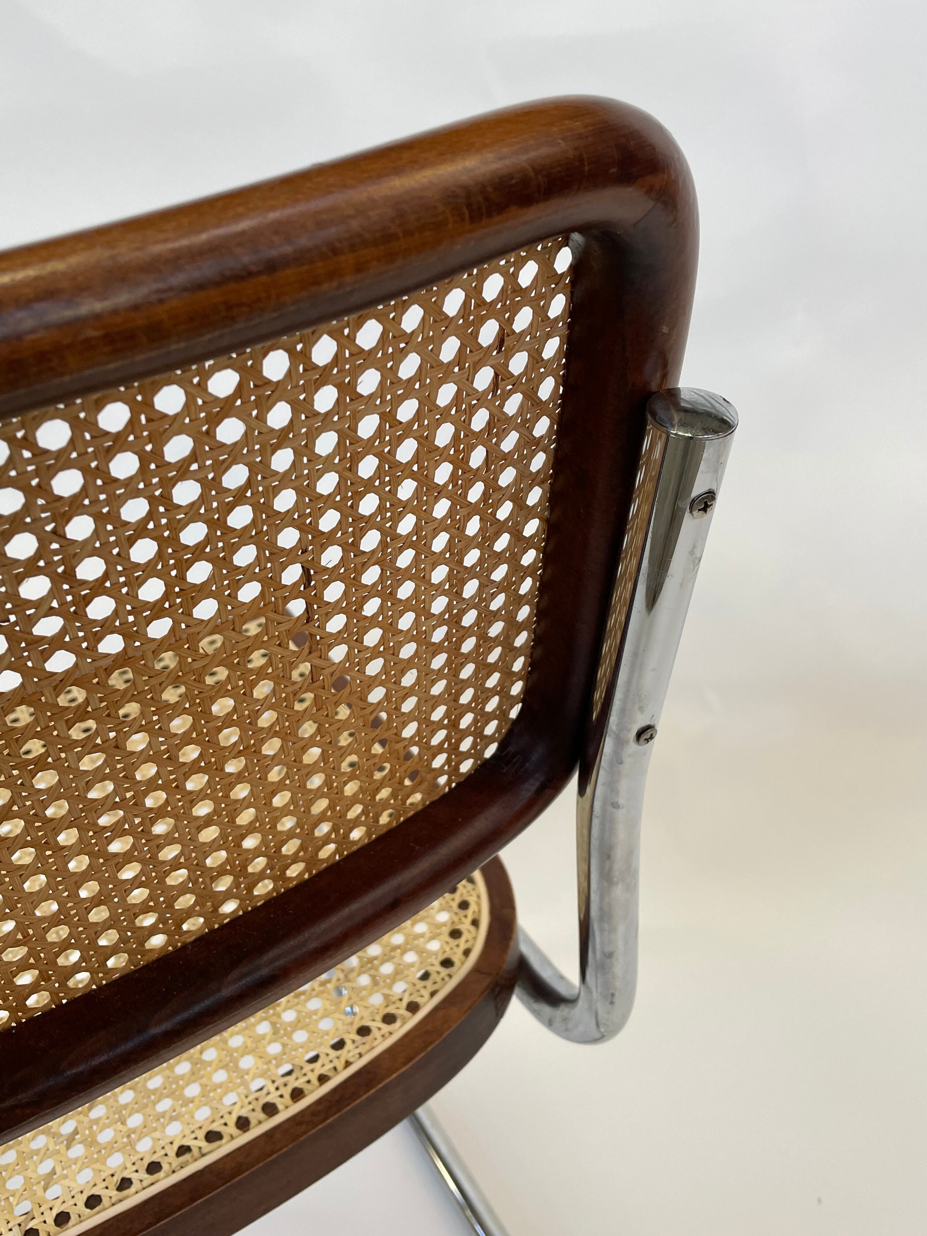 Chaise Cesca modèle b32 de Marcel Breuer