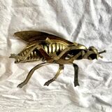 Vintage brass ashtray in the shape of a fly - Made in Italy