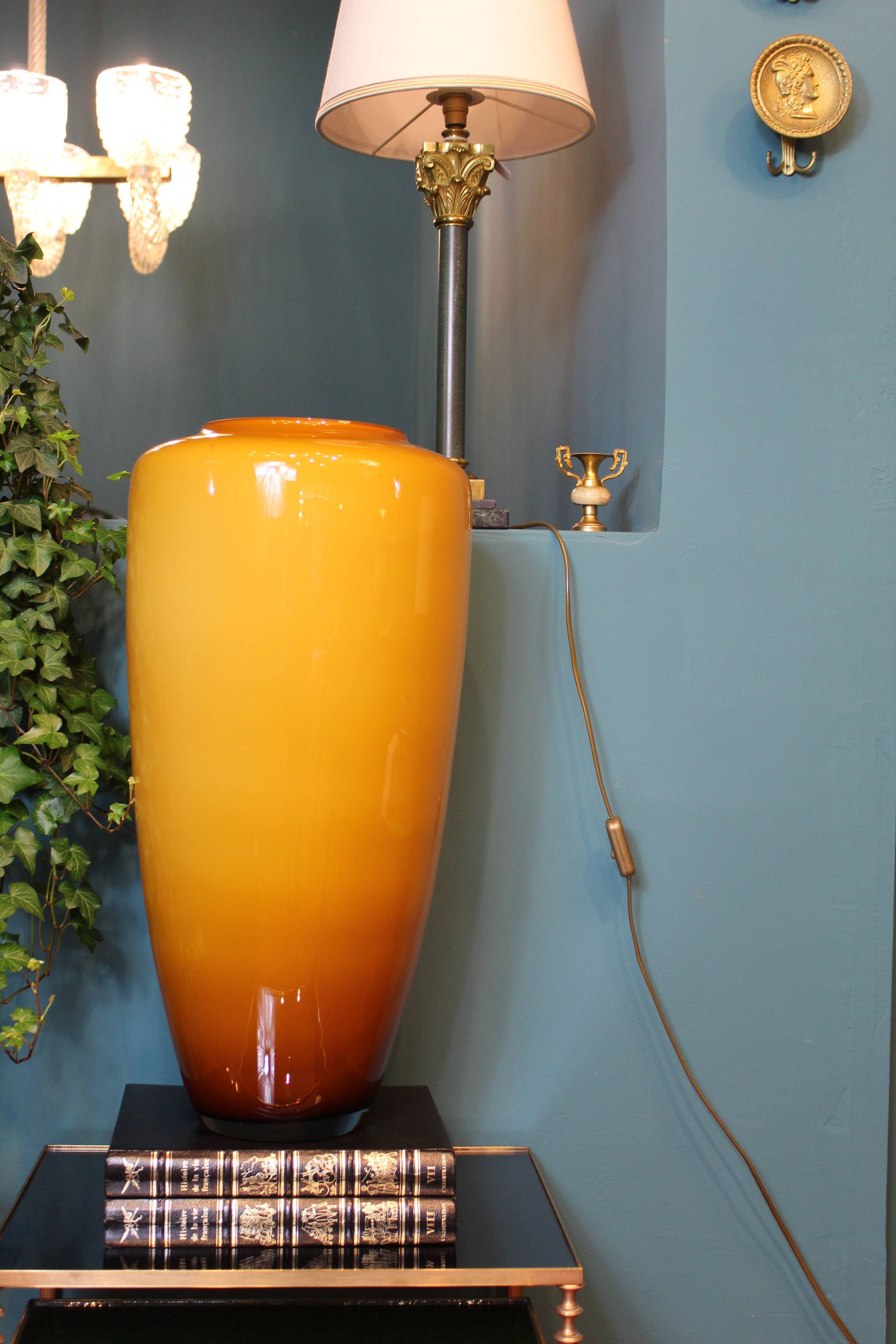 Italian Murano Glass Vase, 1970s