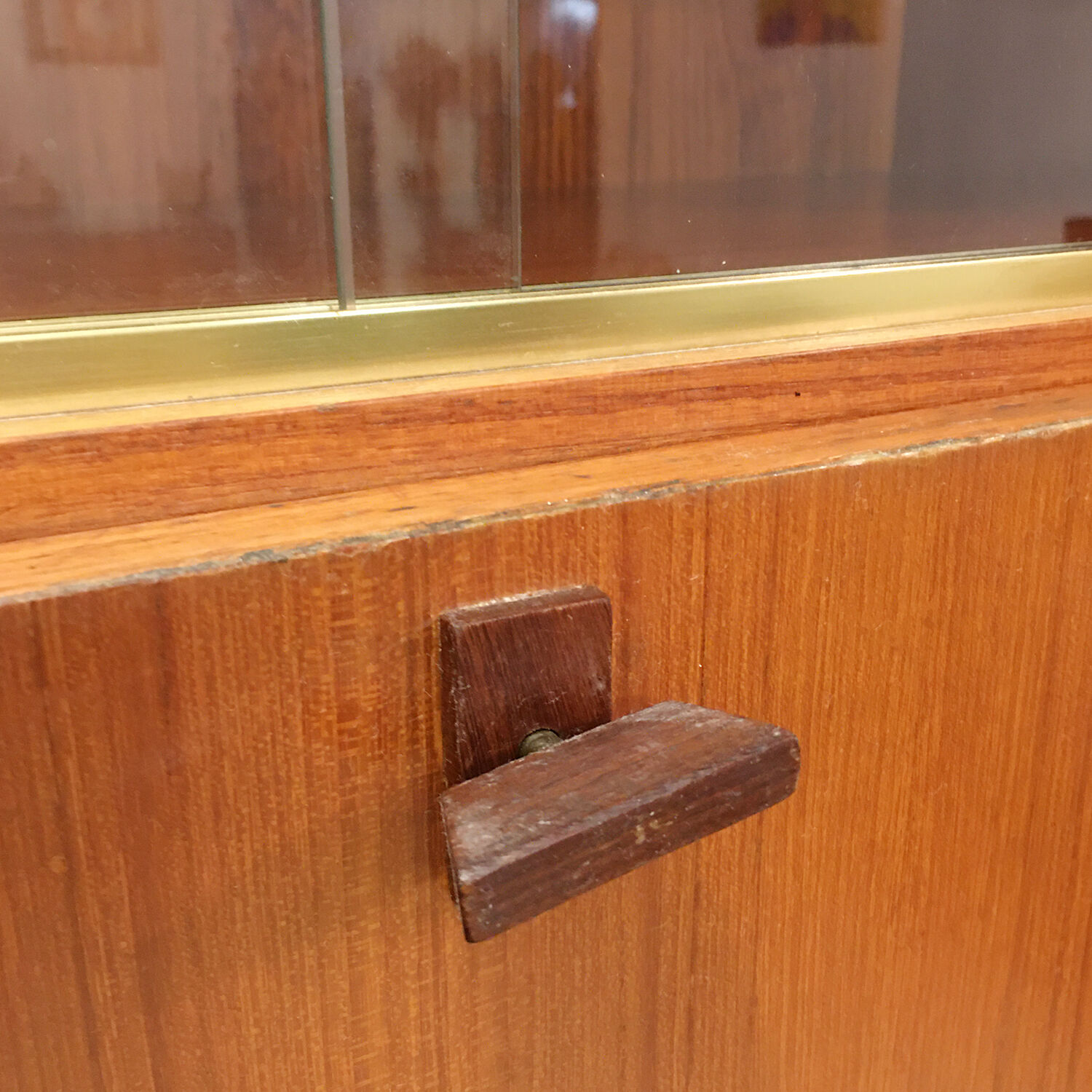 Vintage teak secretary from the 60s