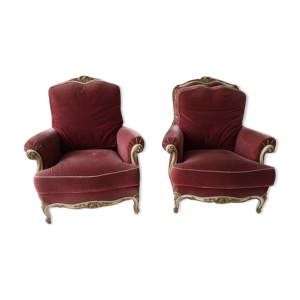 paire de fauteuils louis