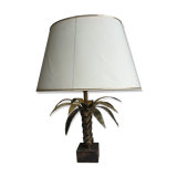 Palm brass lamp