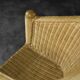 Vintage Mid-Century Italian Modern Boho Rattan Barrel Chair, 1970s