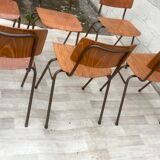 Set of 6 vintage Dutch Marko chairs