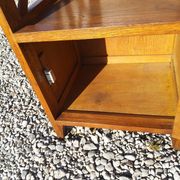 Bed and bedside table