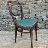 Pair of chairs Thonet n°28 model heart late nineteenth