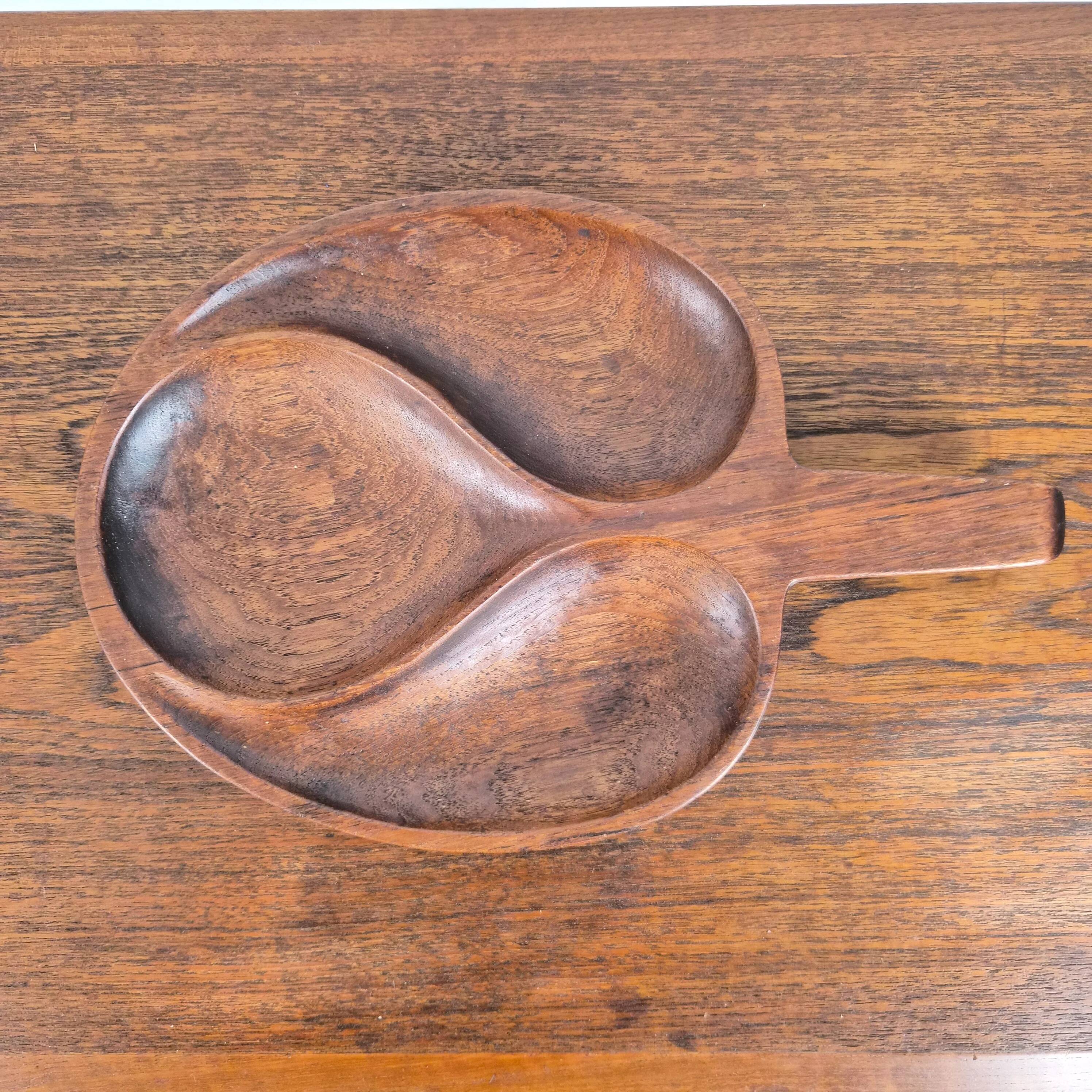 Teak plateau by Laur Jensen, Denmark, 1960