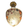 Light / art deco suspension in enamelled glass – signed lemiere