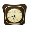 Pendule horloge ancienne Flash formica années 70 vintage