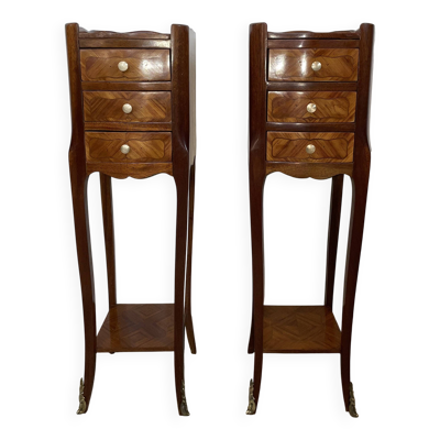 Paire de chevet de style Louis XV
