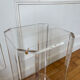 Plexiglass pedestal David Lange