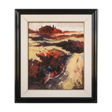 Ernest Julien Malla - Paysage d'influence fauve post-impressionniste