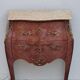 Louis XV Style Commode Stamped in Richly Decorated Rosewood Marquetry