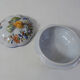 sugar bowl earthenware polychrome  Old Rouen Geo Martel
