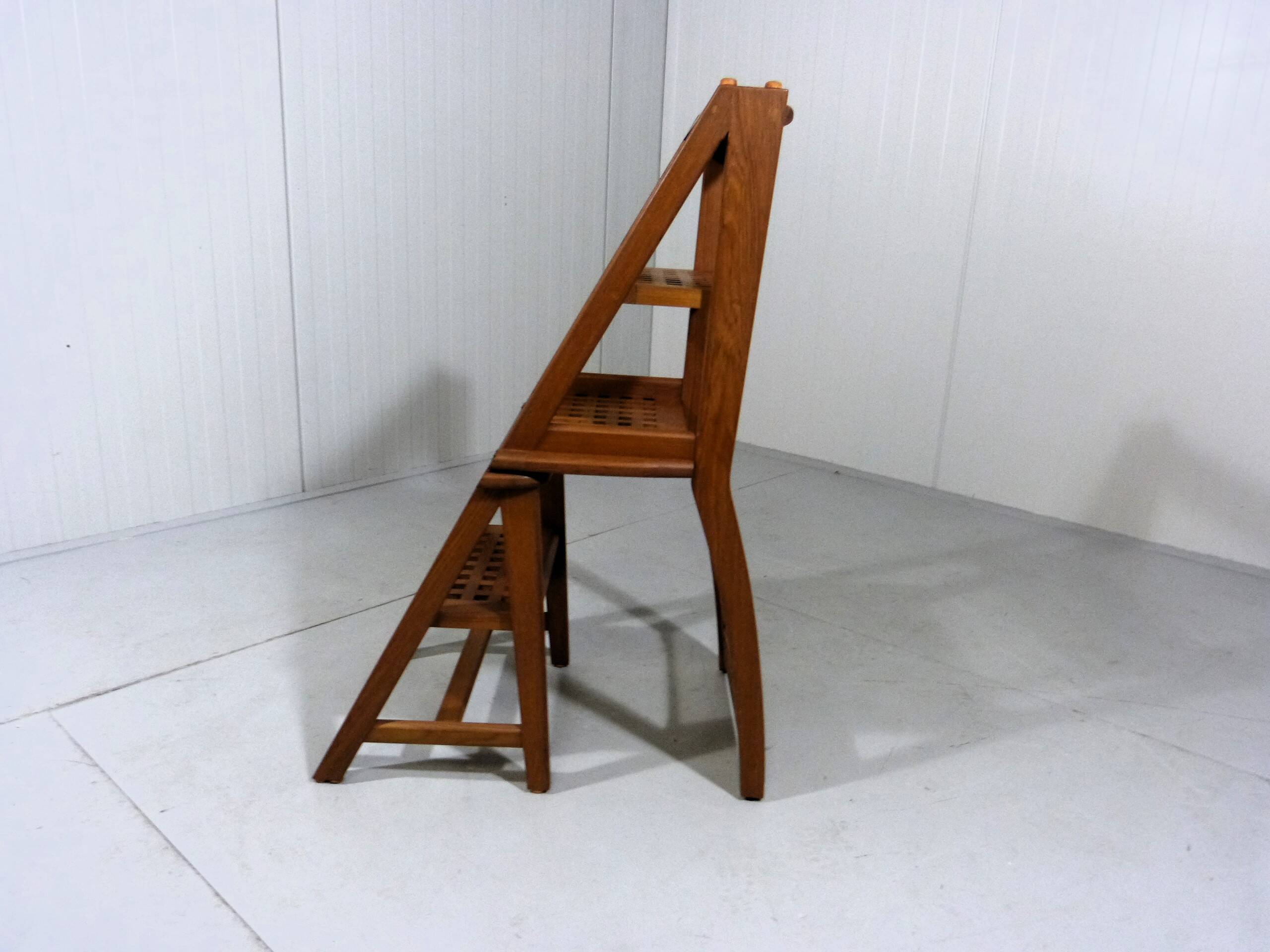 Teak library step chair, Denmark