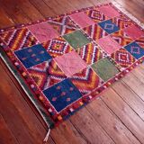 Tapis Kilim Berbère Taznakht fait main 213x116cm