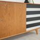 Black and white U 460 sideboard by Jiri Jiroutek for Interier Praha 1960