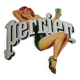 PERRIER pin up advertising plaque