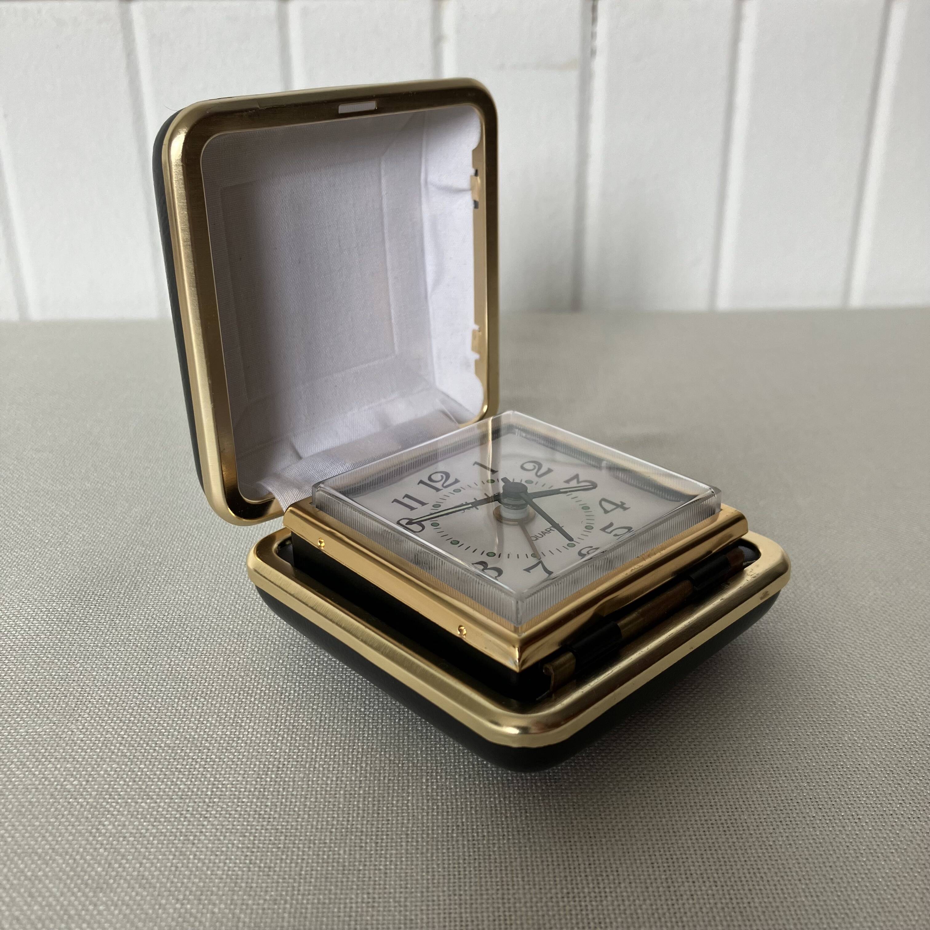 Alphalux Quartz Travel Alarm Clock