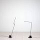 Ensemble de 2 lampes sur pied "Ambra" par Valenti, Italie