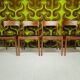4 Chaises Teck HENNING KJAERNULF 1960"
