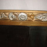 Art Deco gilded wood mirror