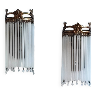 Pair of tassel sconces