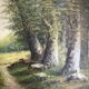 Pair two oil paintings on canvas