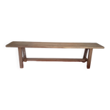Oak farm bench
