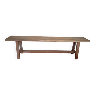 Oak farm bench