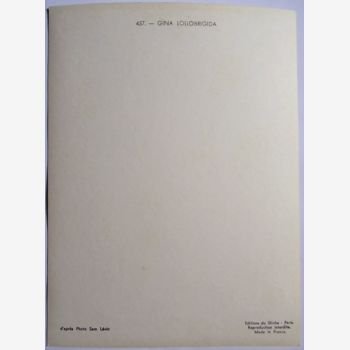 Original photograph of "Gina Lollobrigida" from 1960