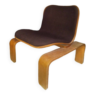 Original Steiner fireside seat 19th century wood fabrics