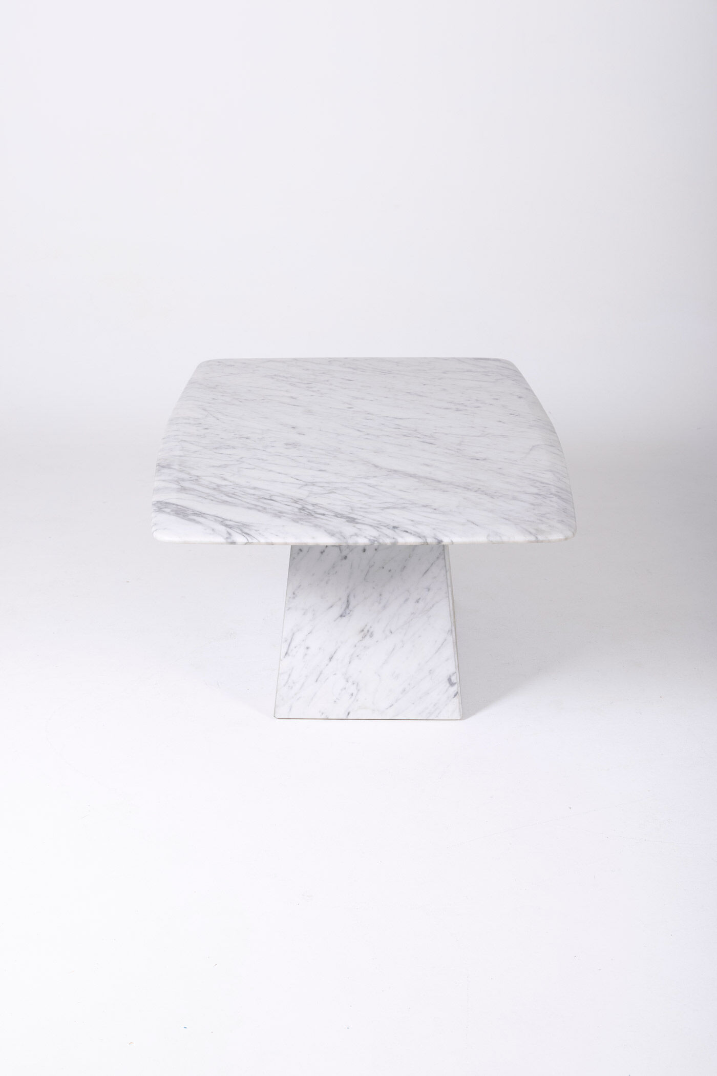 Rectangular marble coffee table