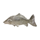 Silver metal fish