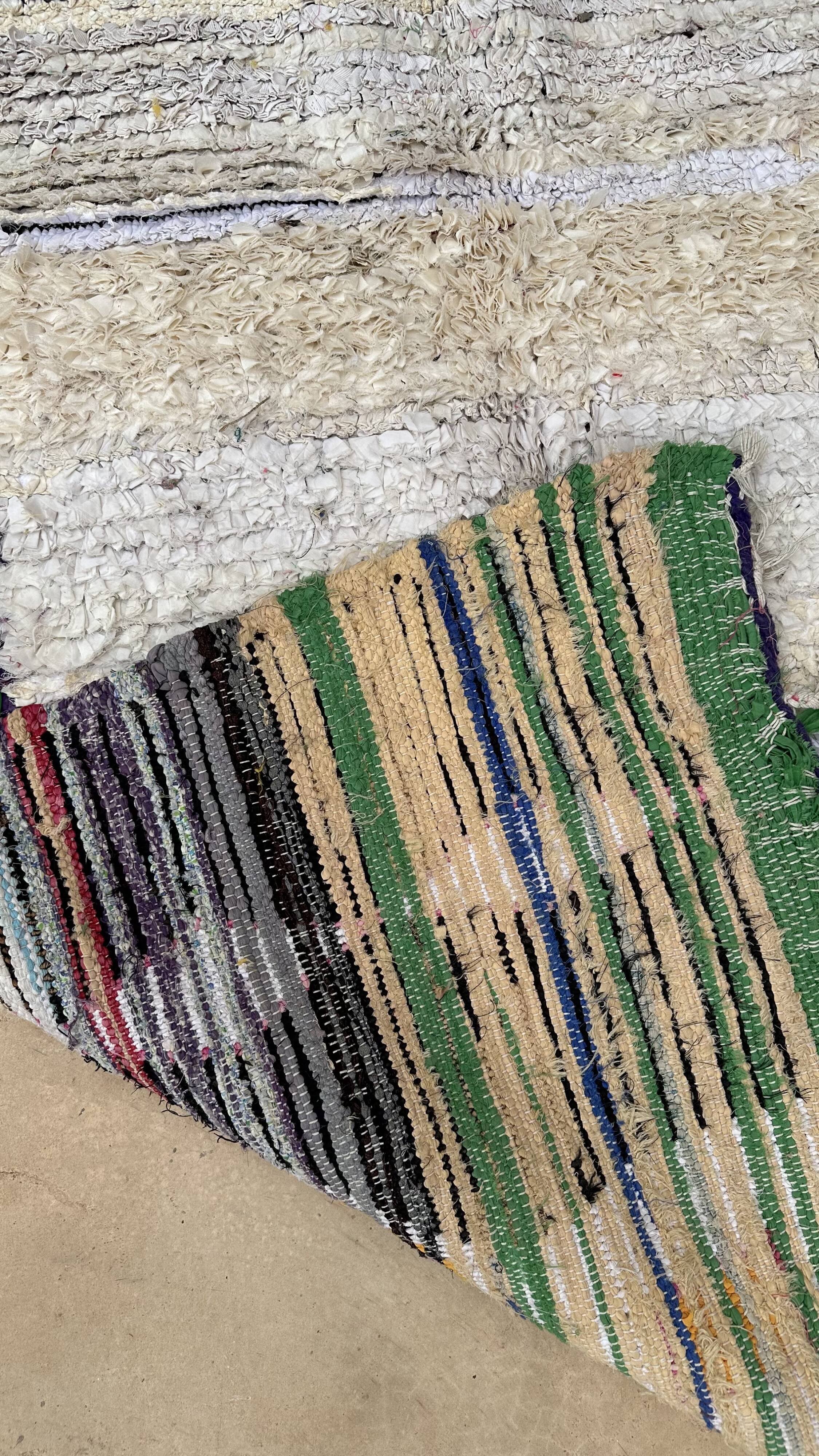 Boucherouite carpet - 121 x 226 cm