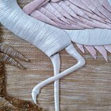 Bird and foliage tapestry stamped from the 70s