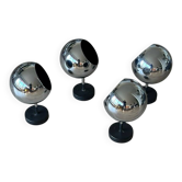 appliques Space Age chrome Staff Leuchten, Allemagne 1970