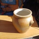 Old stoneware vinegar pot