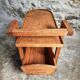 Vintage oak bar cart – France, 1950s