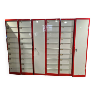 Metal cabinet with flaps and doors (90s)