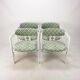 Augusto Savini for Pozzi Set of Four 'Pamplona' Chairs, Italy 1970's