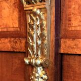 Rare antique buffet with marble, bronze, and marquetry in the Louis XVI style.