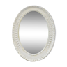 Oval antique mirror