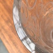 Large vase in raw glass, 1970s brutalism.
