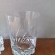 Pair of Bleneau whisky glasses signed Daum France