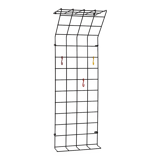 Porte-manteau mural en fil métallique par Karl Fichtel pour Drahtwerke Erlau (Allemagne, années 1950).