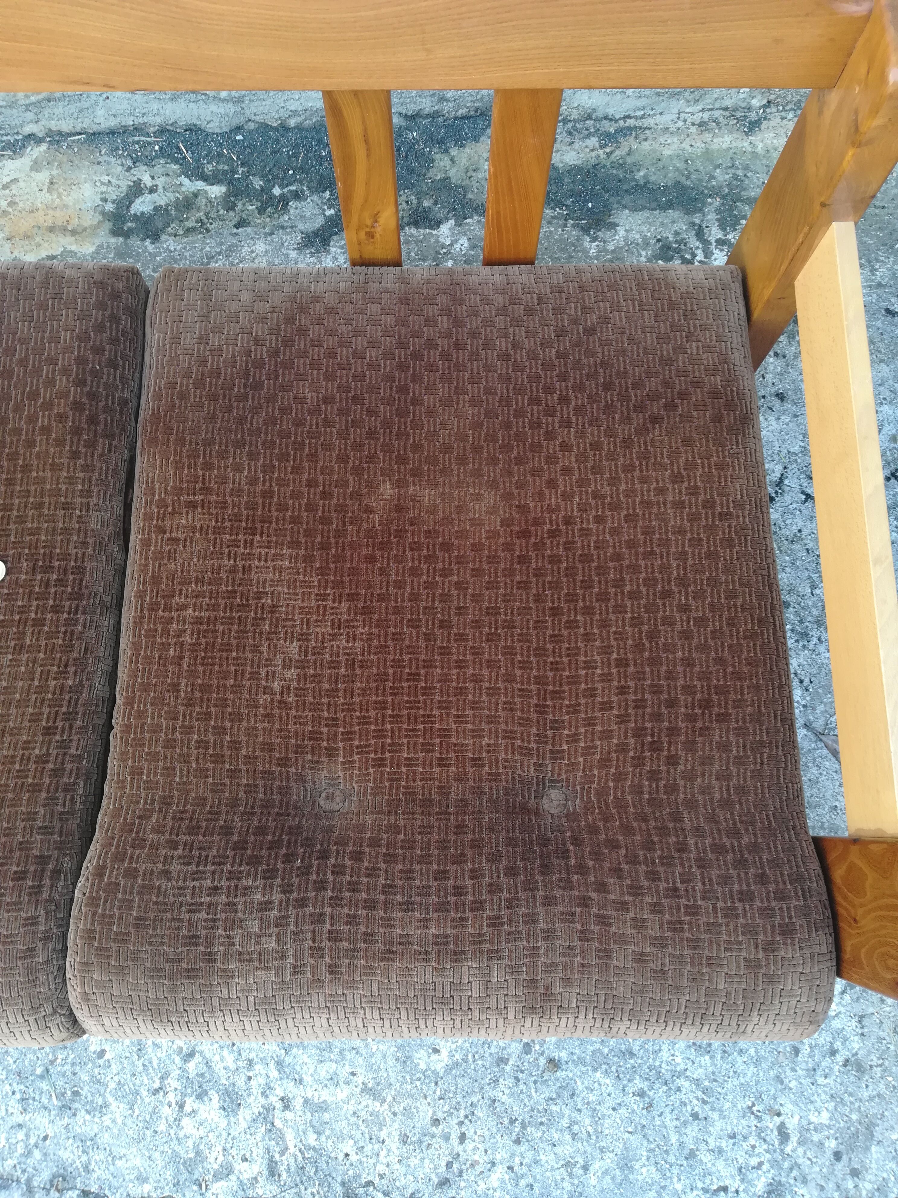 Scandinavian elm sofa