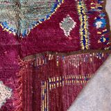 Boujad Purple Moroccan Rug - 341 x 145 cm