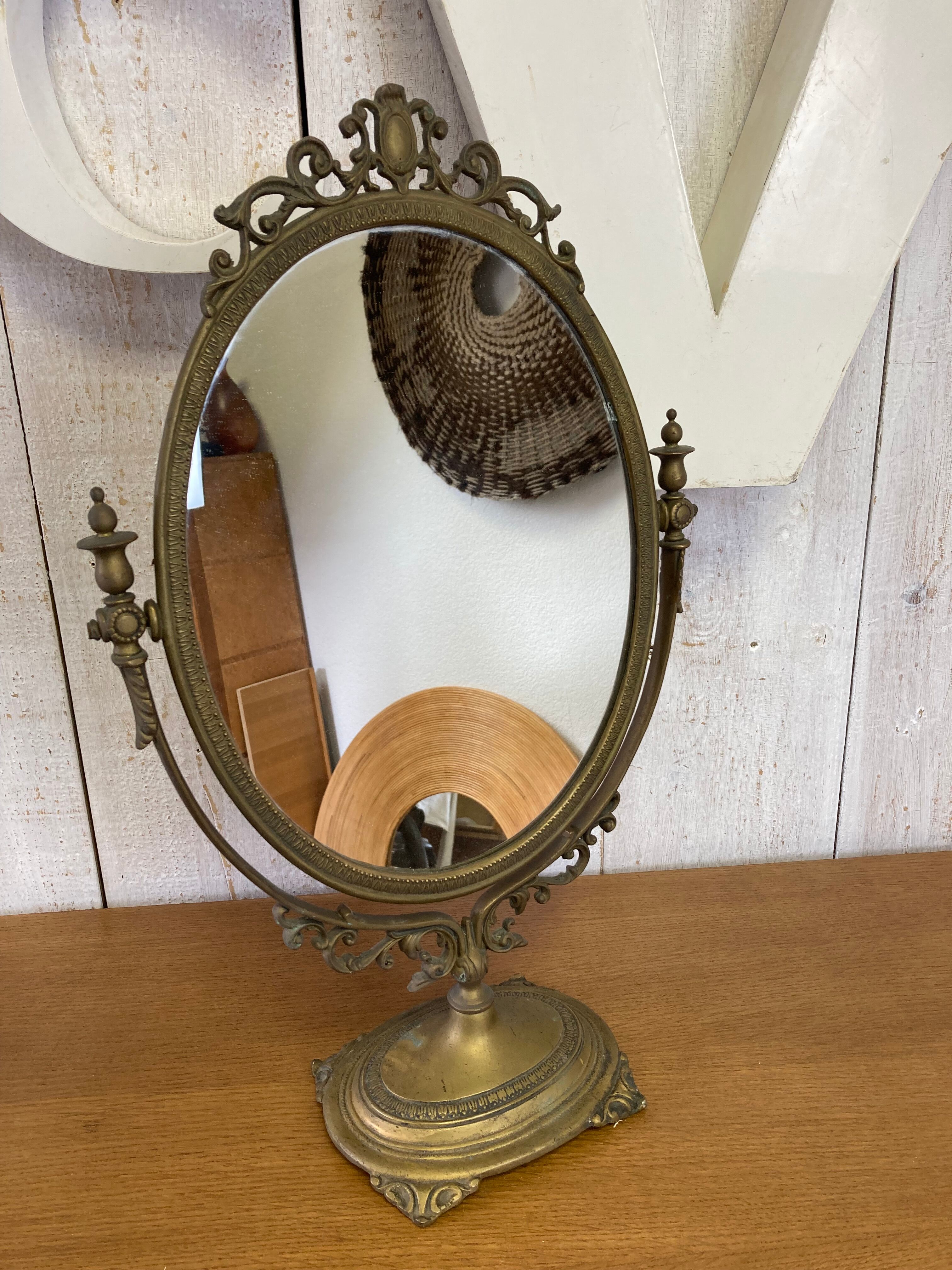Miroir ancien doré