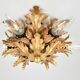 Mid century palm leaf flush mount by Banci Firenze
